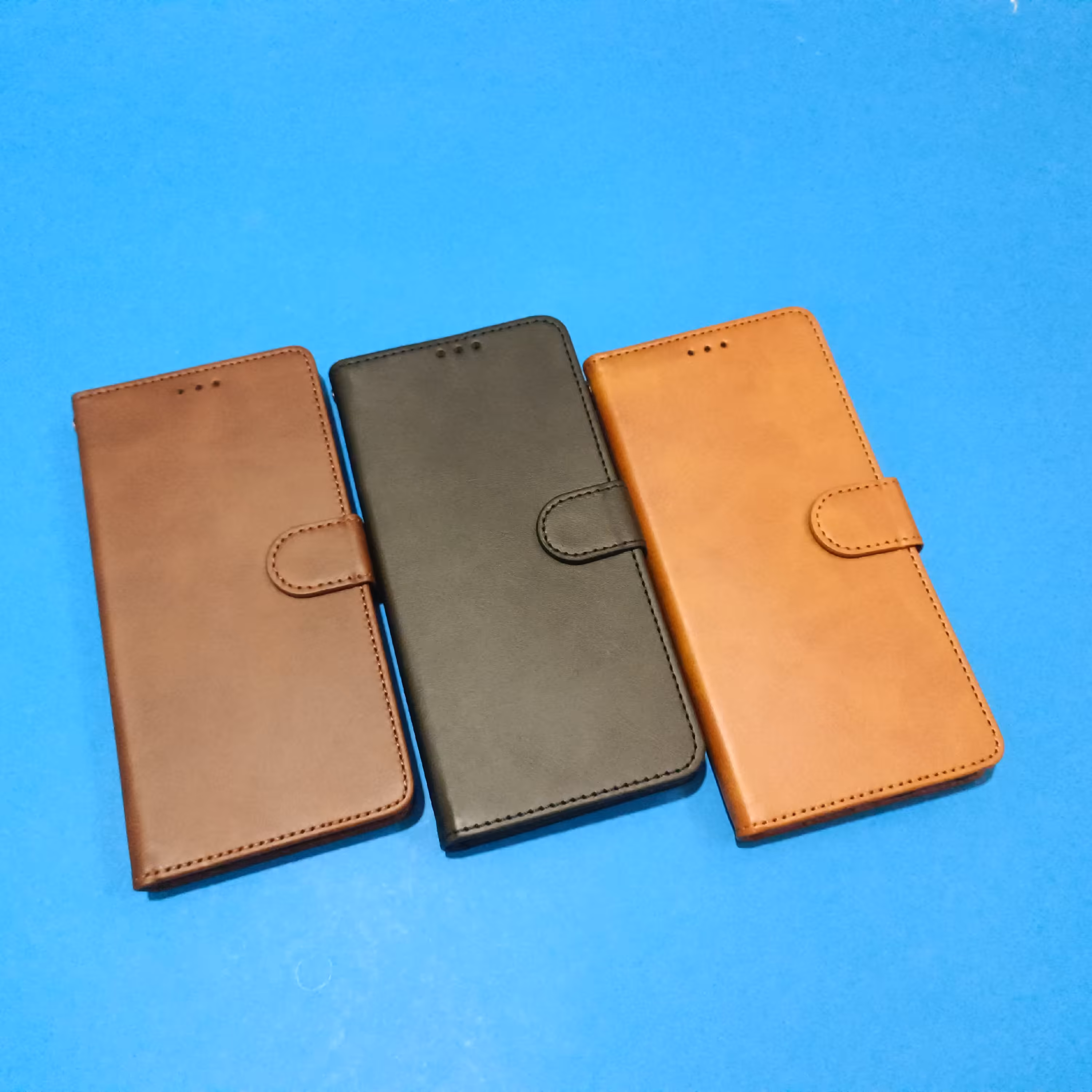 کیف کلاسوری چرمی مگنتی جا کارتی دار مناسب برای گوشی موبایل سامسونگ A22 5g