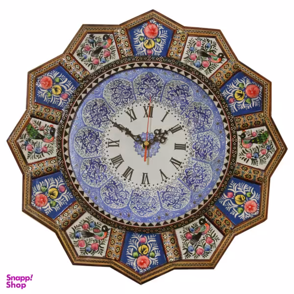 ساعت خاتم کاری طرح پرندگان کد 041007700006