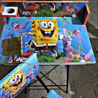 میزتحریر طرح باب اسفنجی