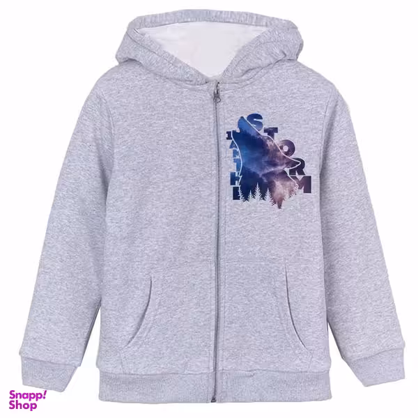 سویشرت دخترانه مدل گرگ کد P14