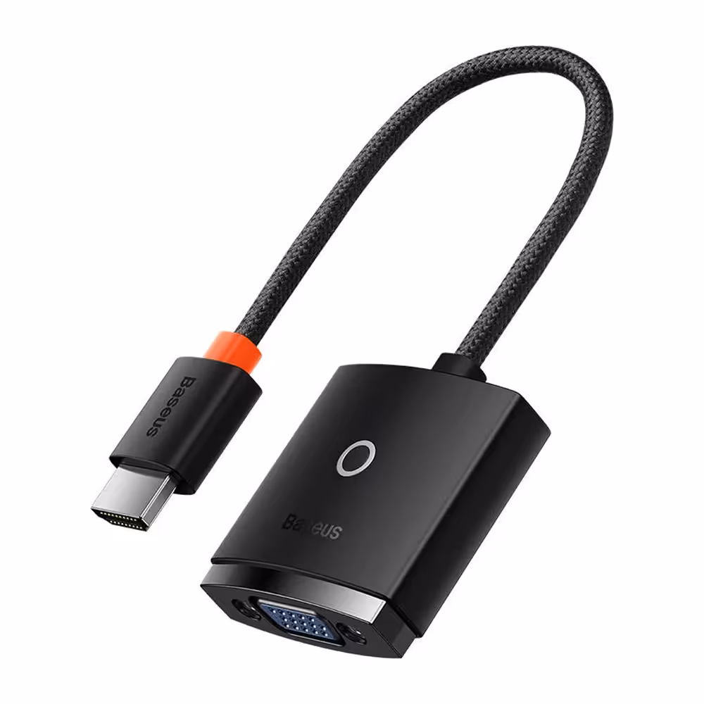 تبدیل HDMI به VGA باسئوس Baseus WKQX010101 Lite Series Adapter HDMI To VGA