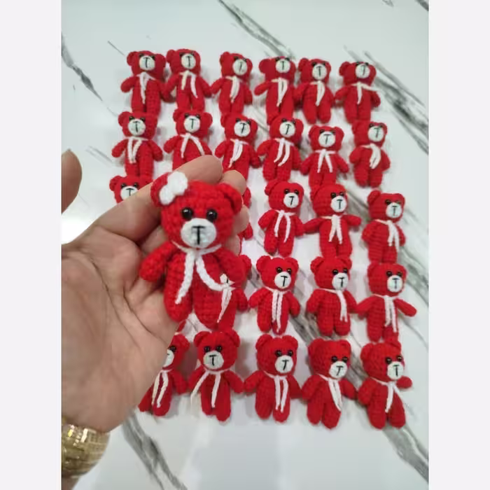 عروسک بافتنی خرس