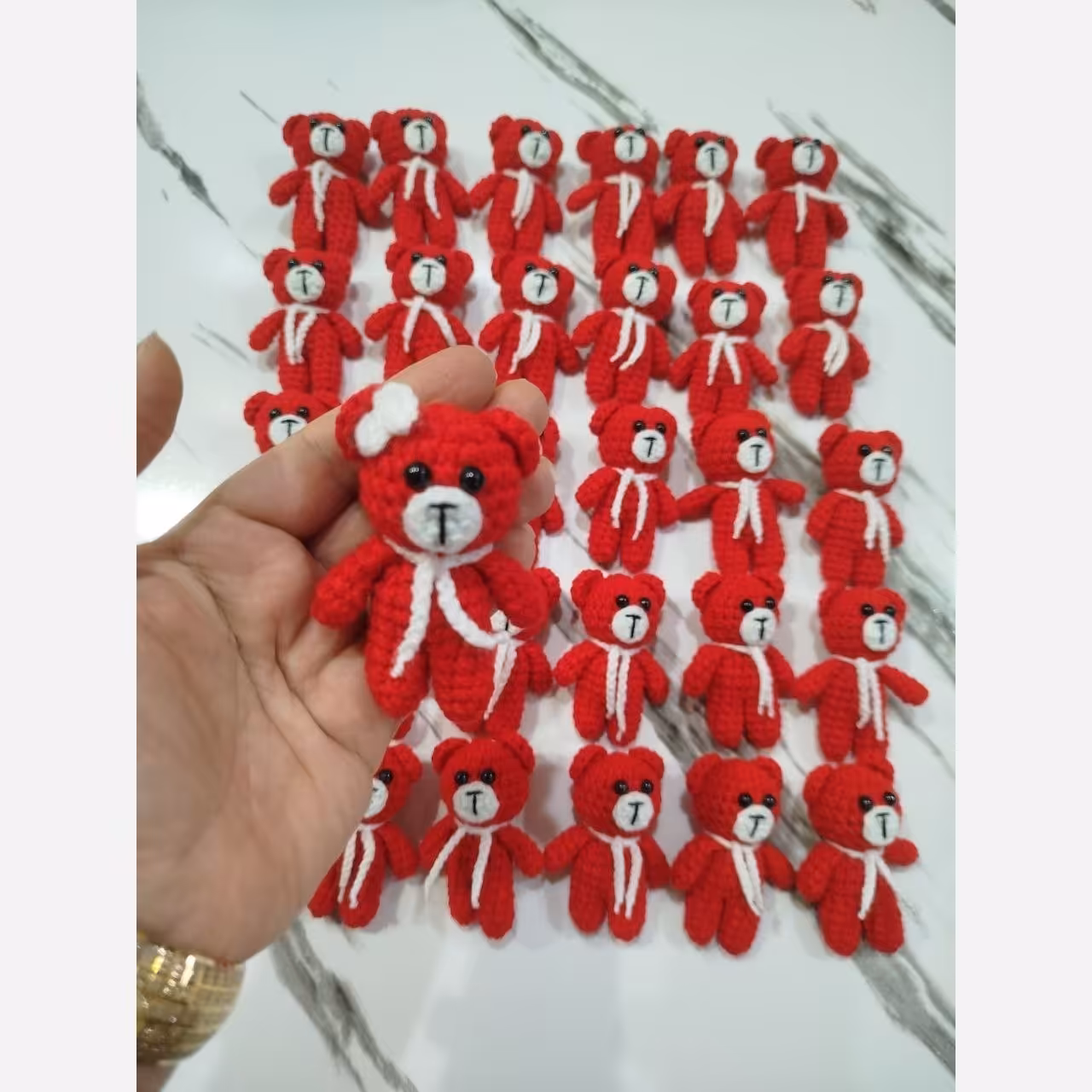 عروسک بافتنی خرس