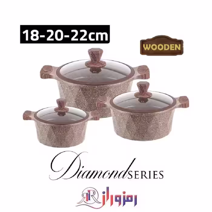 سرویس قابلمه 6 پارچه زیو مدل Zio 8170-22