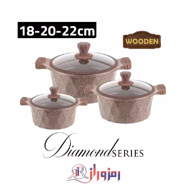 سرویس قابلمه 6 پارچه زیو مدل Zio 8170-22