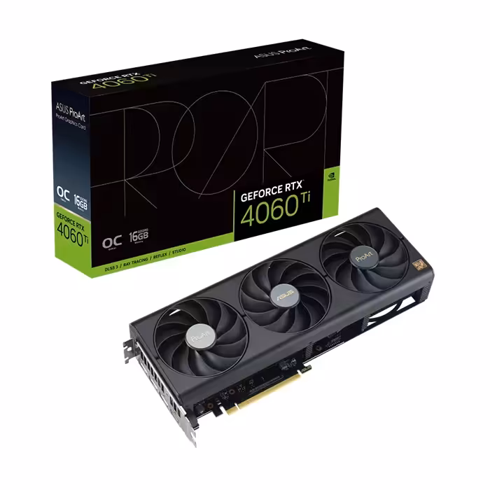 کارت گرافیک ایسوس ProArt GeForce RTX 4060 TI OC Edition 16GB