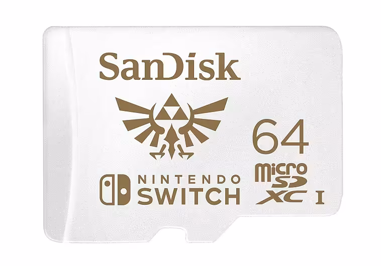 کارت حافظه  سن دیسک مدل Nintendo Switch UHS-I microSDXC با ظرفیت 64 گیگابایت