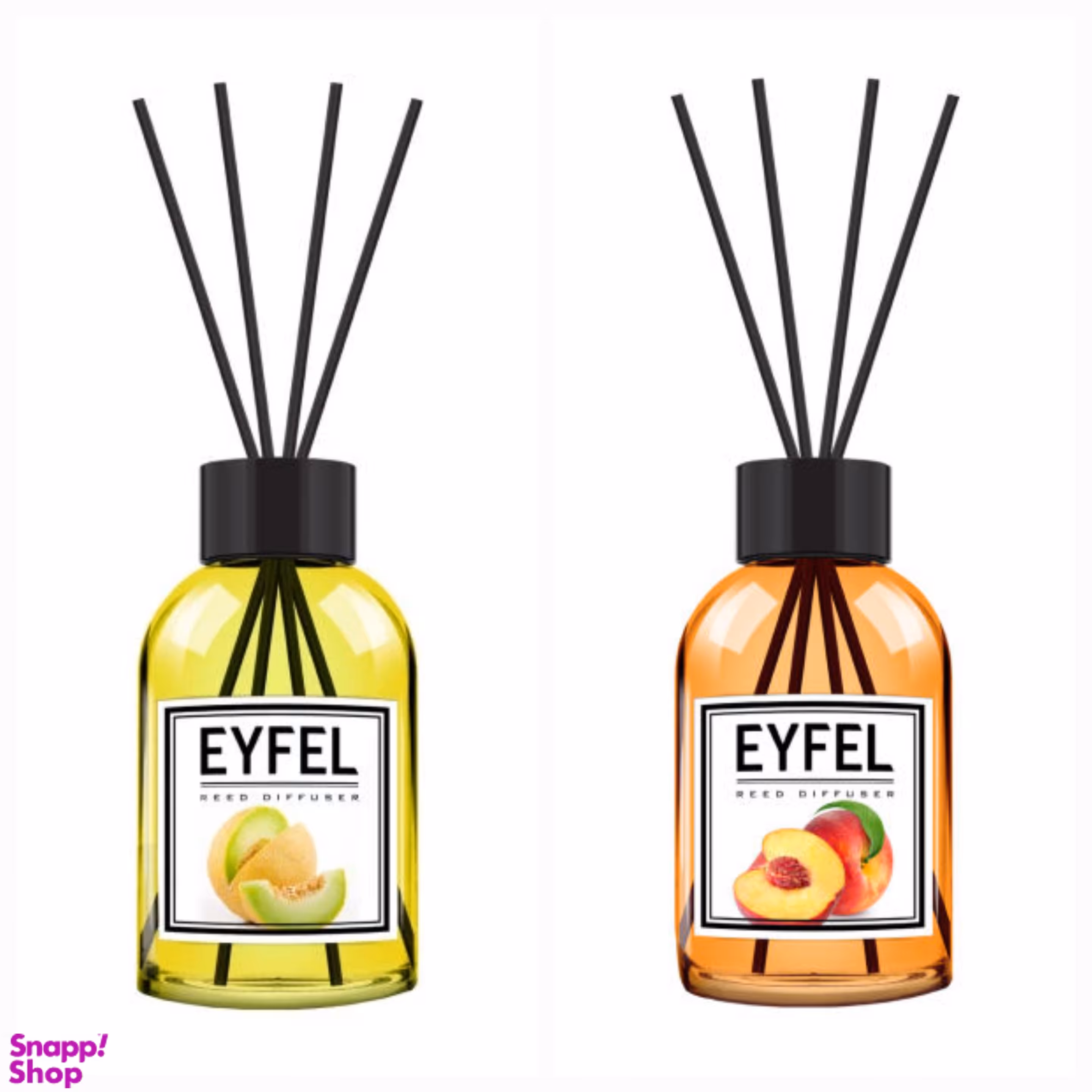 خوشبو کننده هوا ایفل مدل هلو و ملون حجم 120 میلی لیتر مجموعه 2 عددی