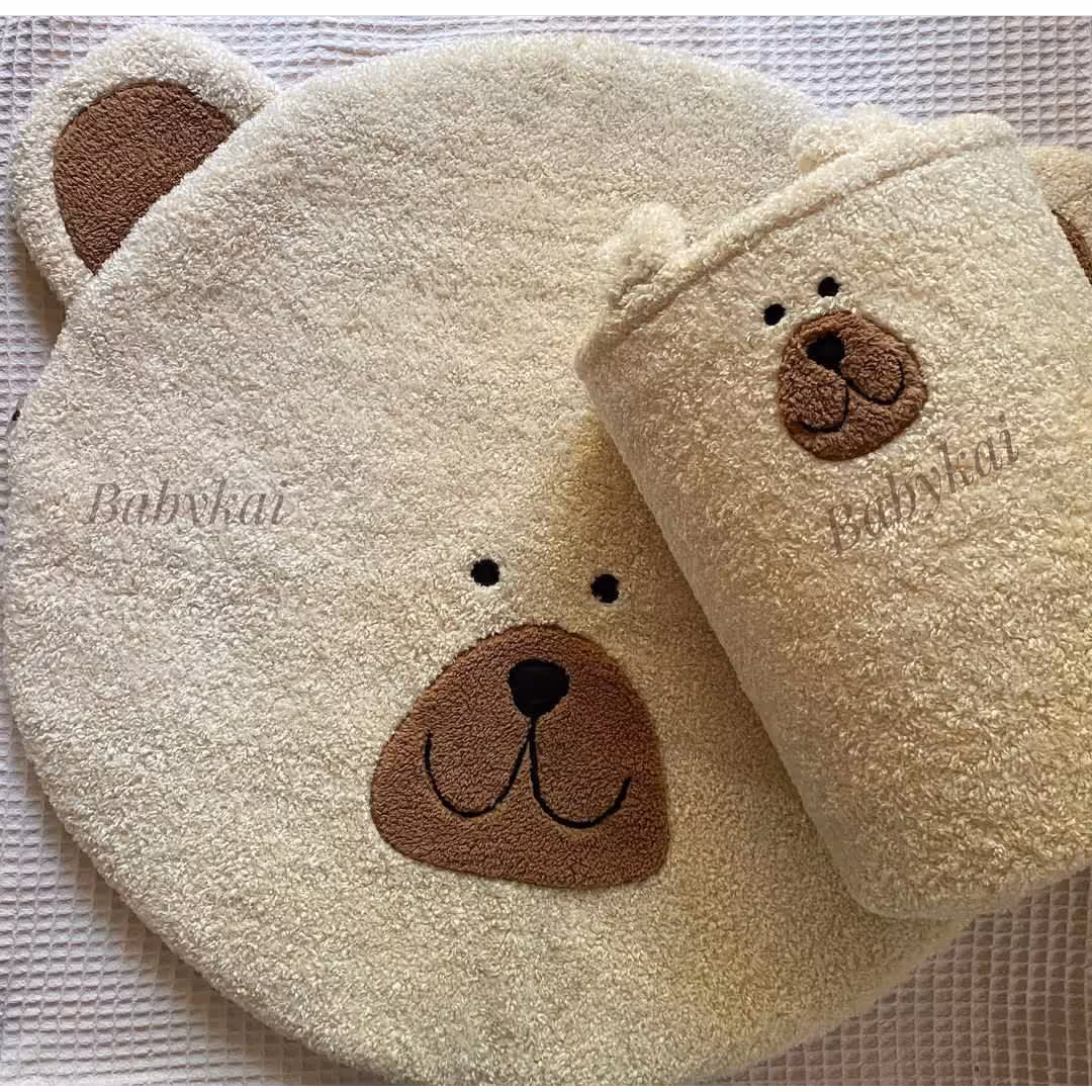 فرشینه طرح تدی یک متری بارنگ بندی (پس کرایه)