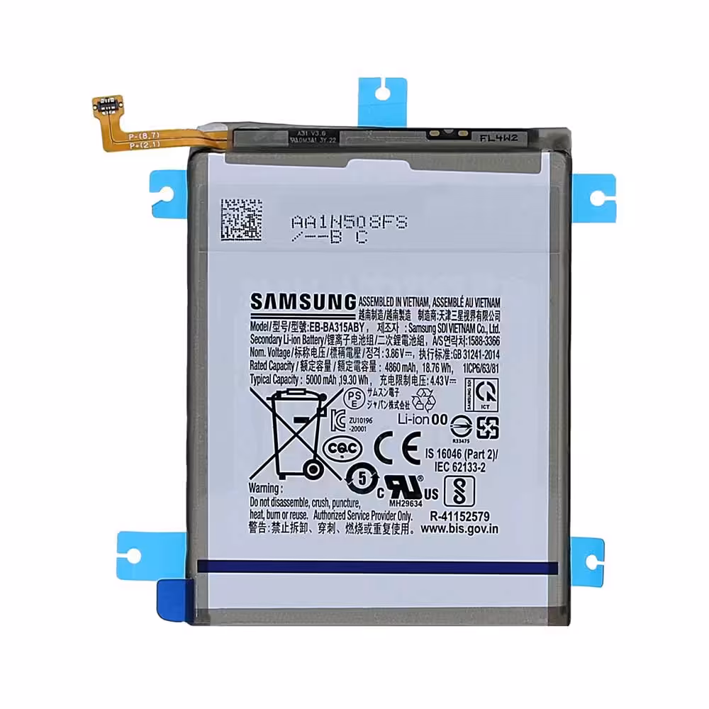 باطری گوشی سامسونگ مدل(A31)به قیمت عمده و پخش 