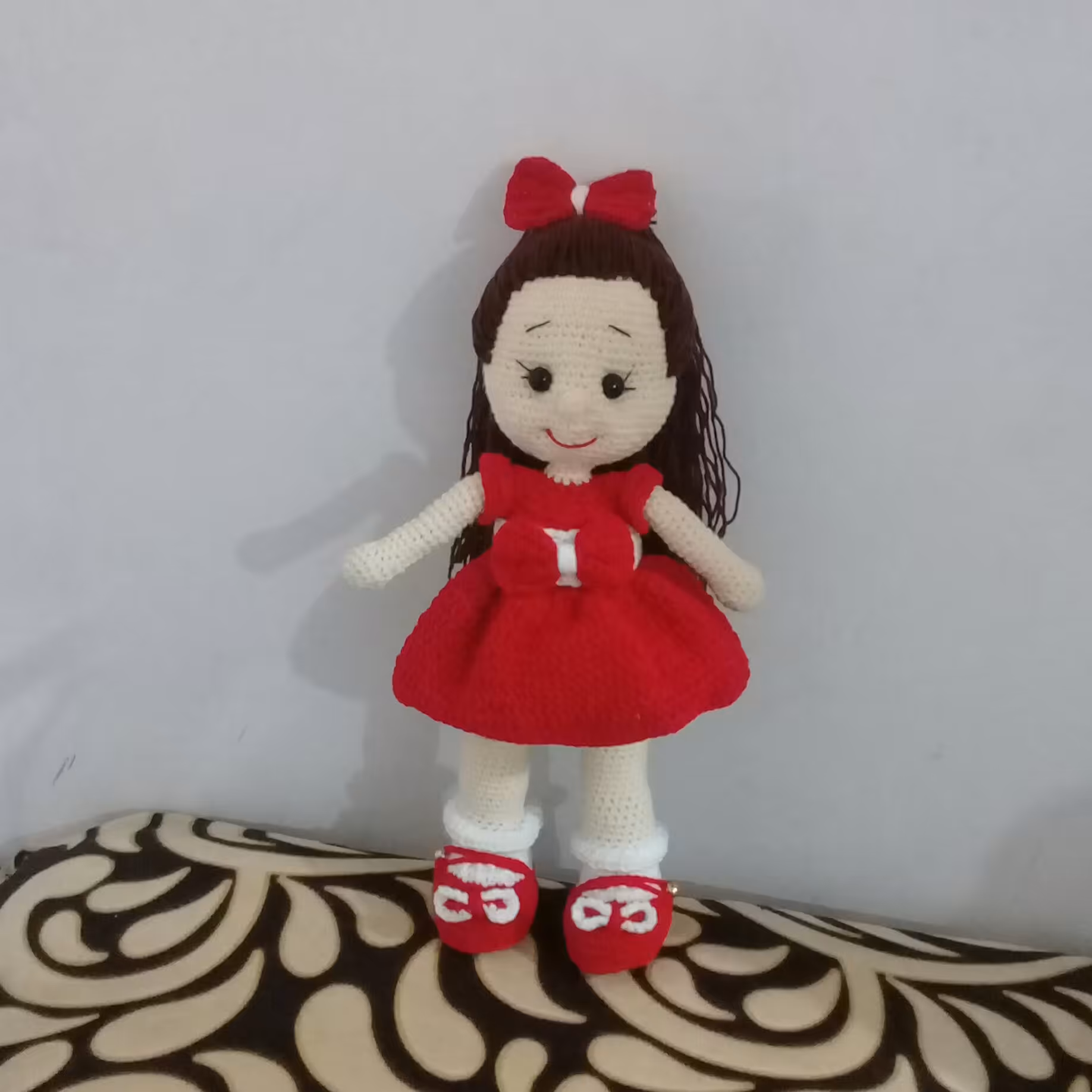 عروسک دختر بافتنی شماره سه  