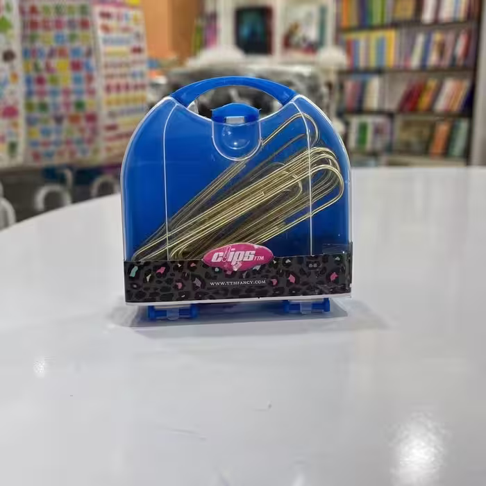 پک گیره کاغذی بزرگ کروم