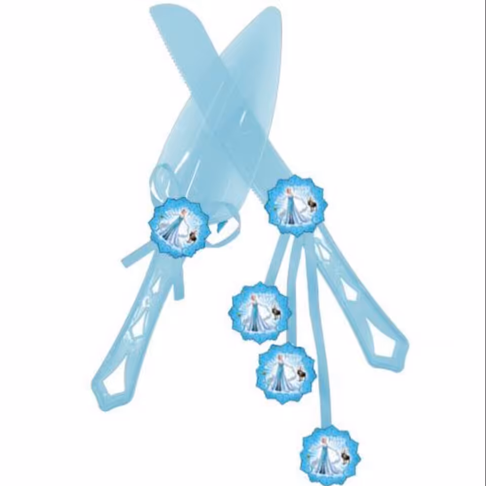 تم تولد کارد و کفگیر کیک بری تم فروزن