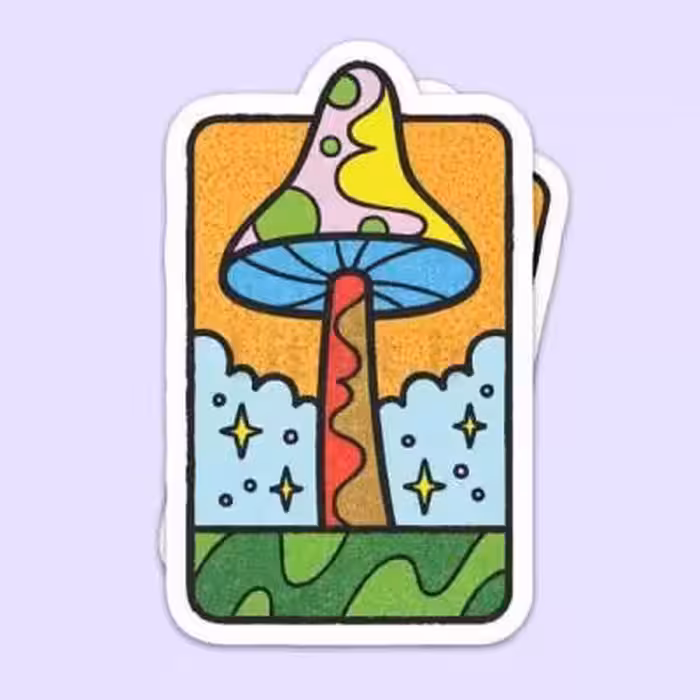 برچسب مات مدل قارچی