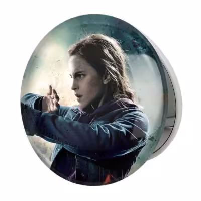 آینه جیبی خندالو طرح هری پاتر هرمیون گرانجر مدل تاشو کد 24978