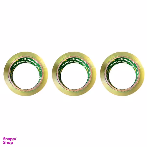 چسب نواری آرنیک مدل 90Y عرض 5 سانتیمتر مجموعه 3 عددی