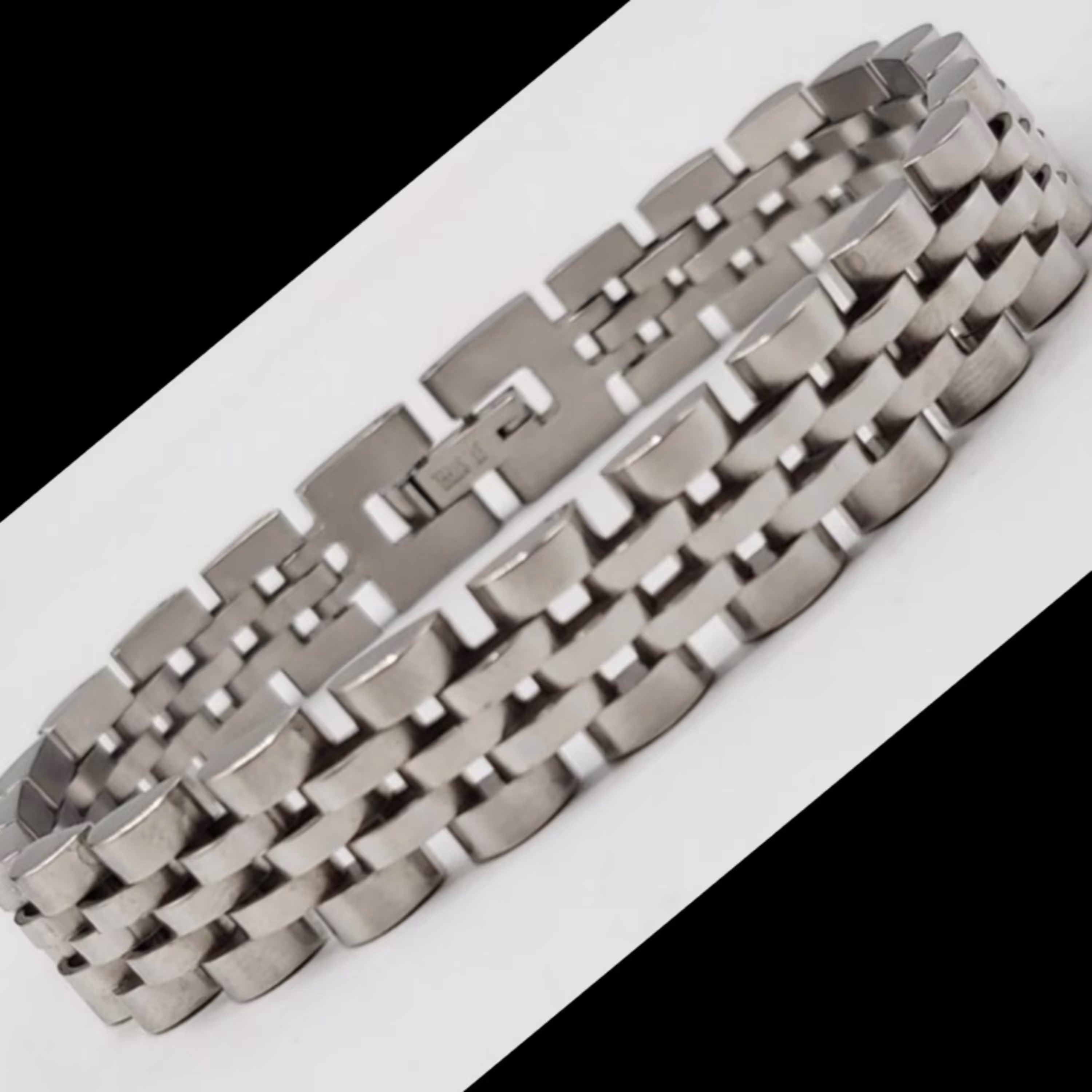 دستبند رولکس سیلور  ضد حساسیت آبکاری شده مقاوم استاندارد 