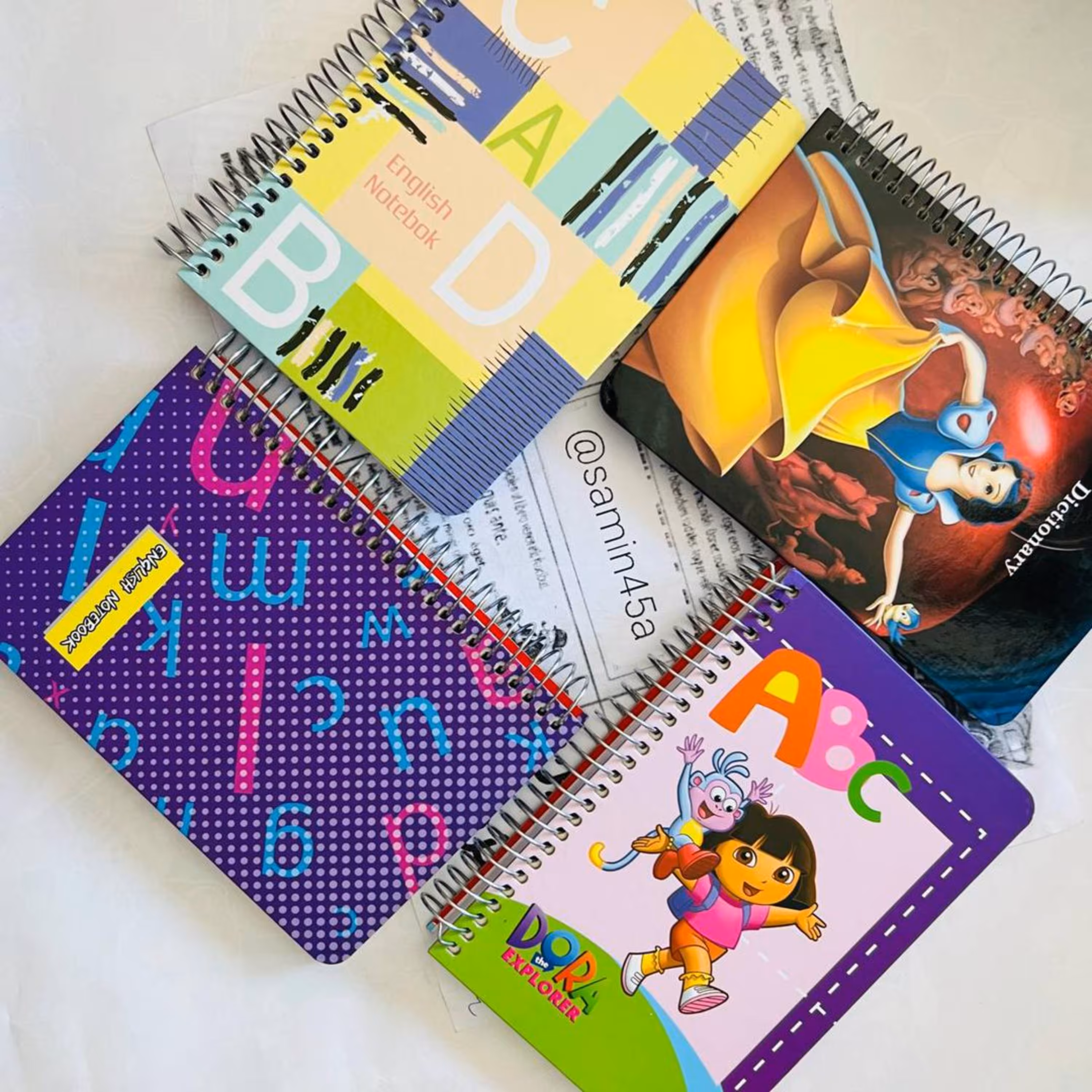 دفترچه جلد سخت لغت معنی زبان انگلیسی 