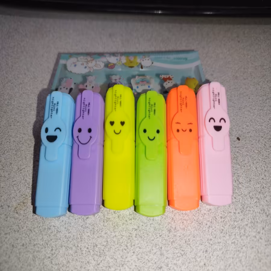 ماژیک علامت زن مینی بسته 6 رنگ کد 8661