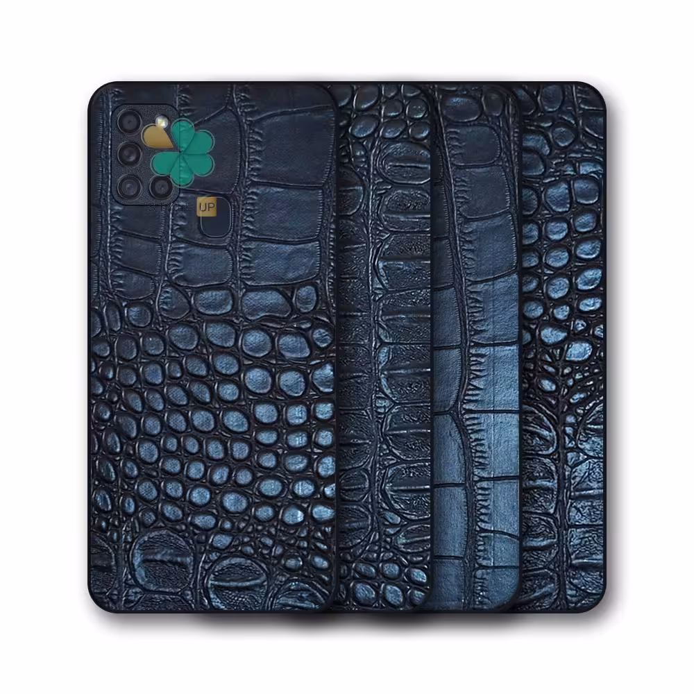 قاب چرمی گوشی سامسونگ Samsung Galaxy A21s طرح Crocodile Skin
