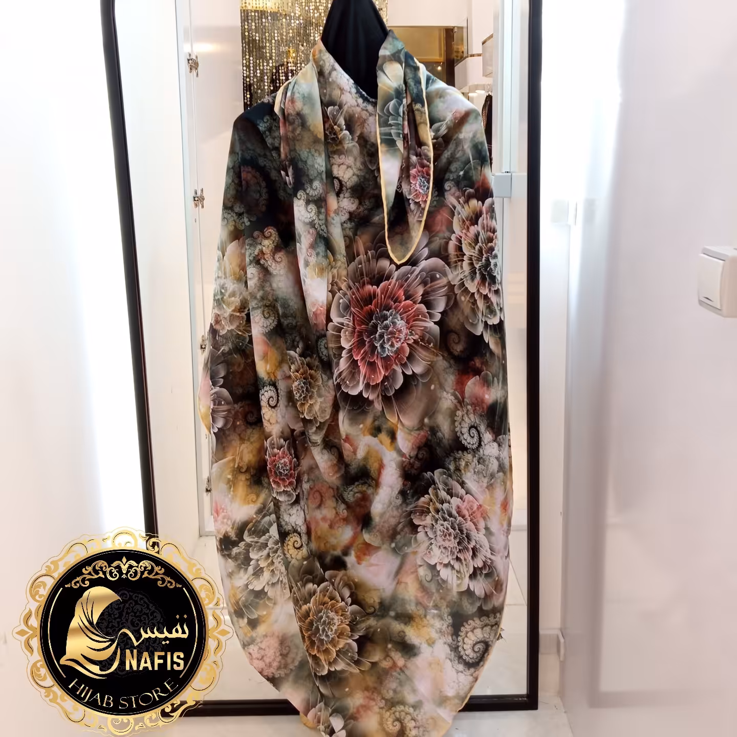 روسری نخی قواره 140 بزرگ