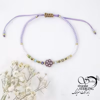 دستبند آسانسوری بنفش کد 16512