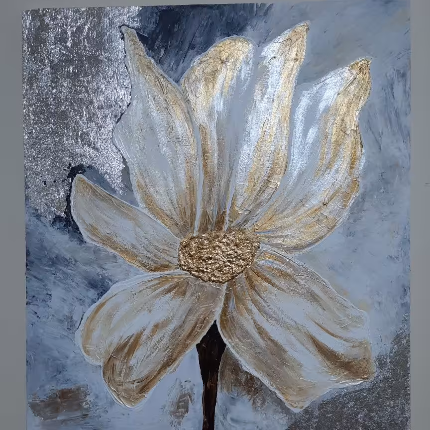 تابلو دکوراتیو گل برجسته 