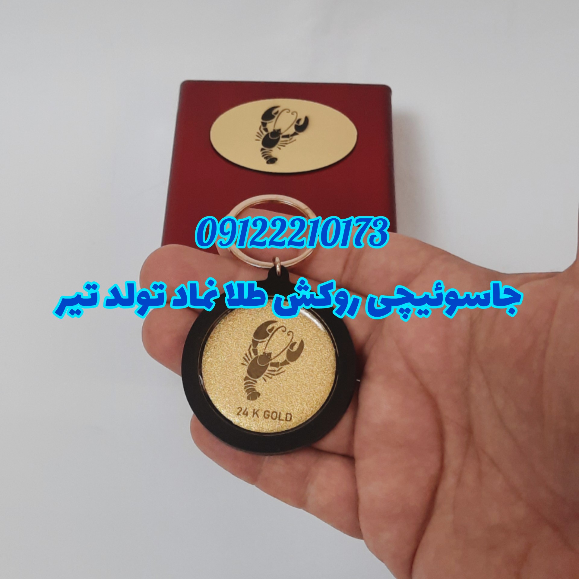 جاسوئیچی ورق طلا نماد ماه تولد تیر