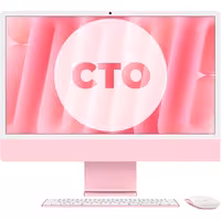 آی مک 24 اینچ M4 کاستوم پردازنده 8core – 8core حافظه رم 16 گیگابایت ظرفیت 512 گیگابایت SSD صورتی Z1E600085 - Hiapple.ir