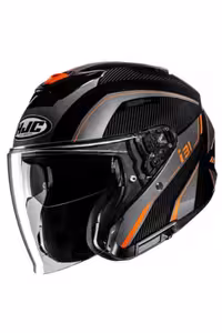 کلاه کاسکت موتورسیکلت چند رنگ I31 RENO MC7 HALF MOTORCYLE ایمنی سیاه نارنجی HJC