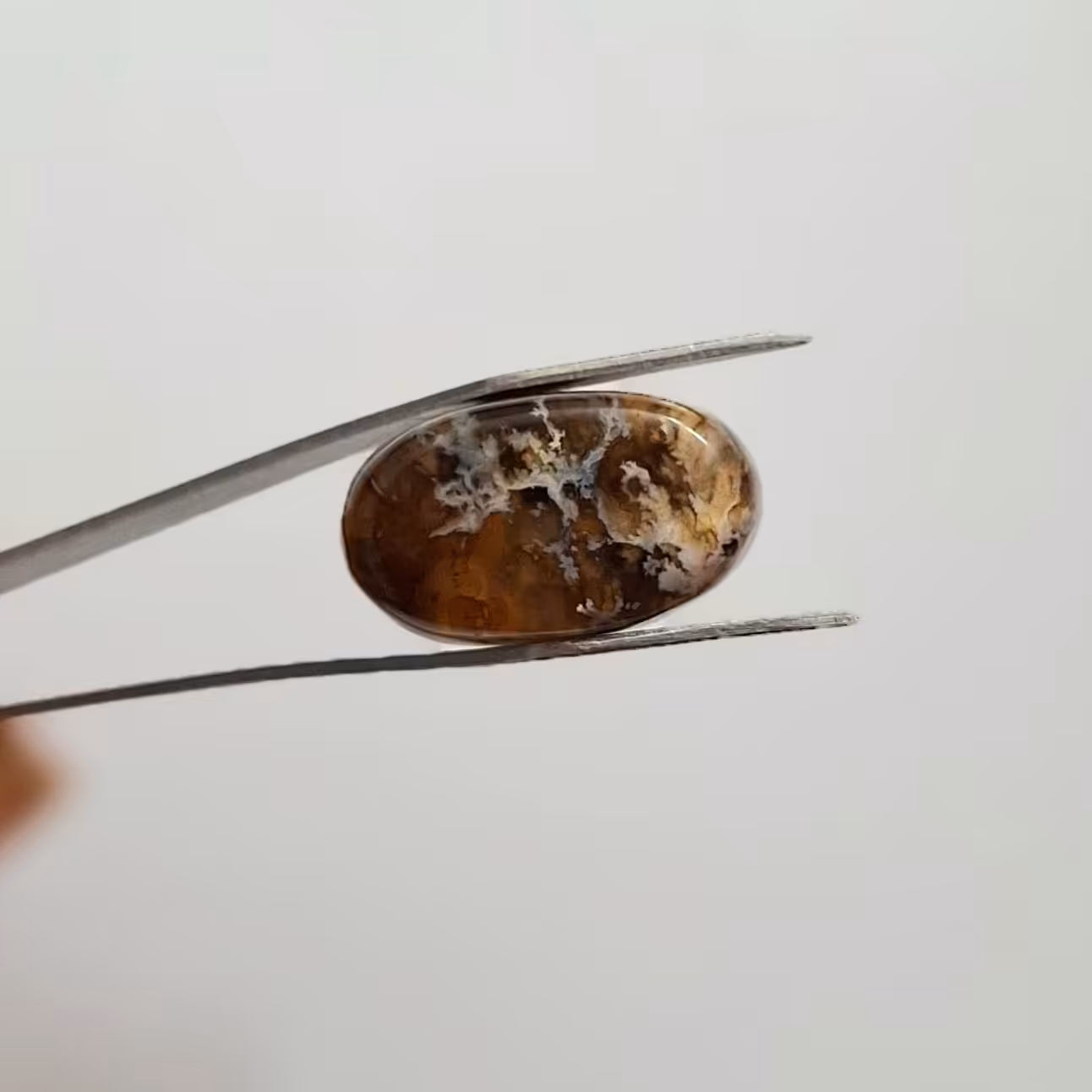 نگین سنگ عقیق شجر تراش دست کد25