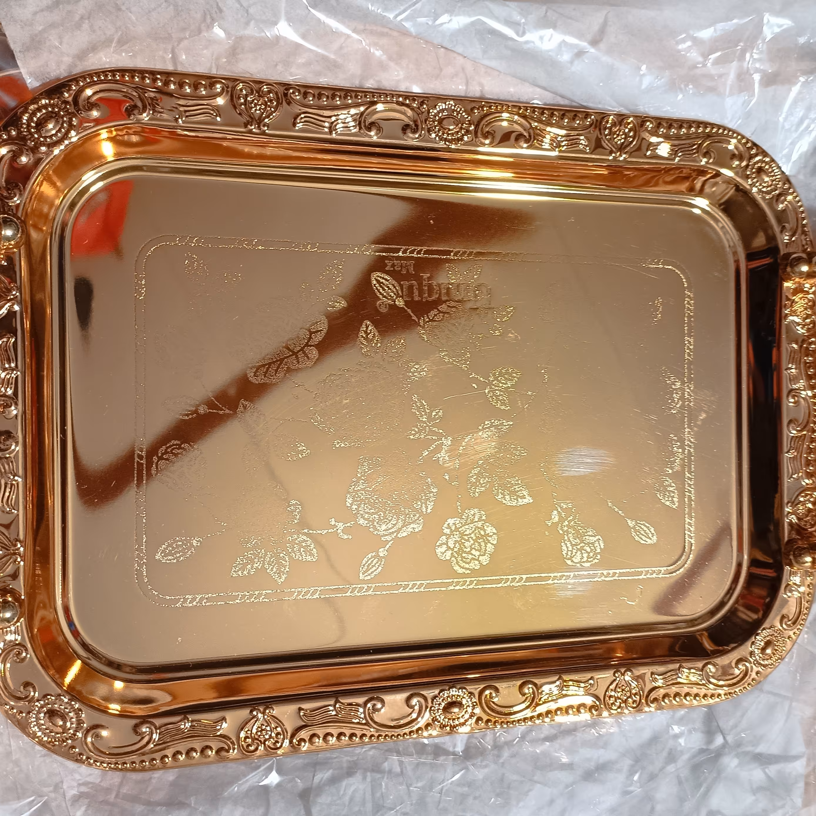 سینی طلای خارجی سبک