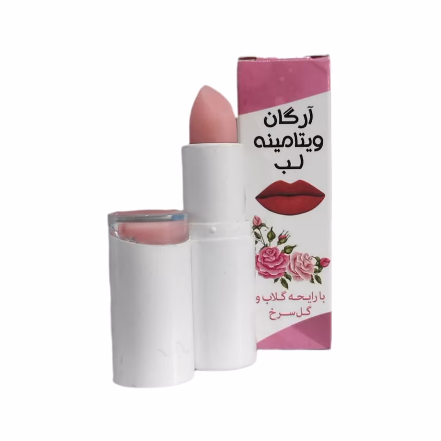 ویتامینه لب با رایحه گل محمدی 