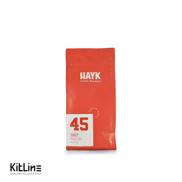 دانه قهوه 60٪ عربیکا 40٪‌ روبوستا ترکیب 45 هایک 250 گرمی