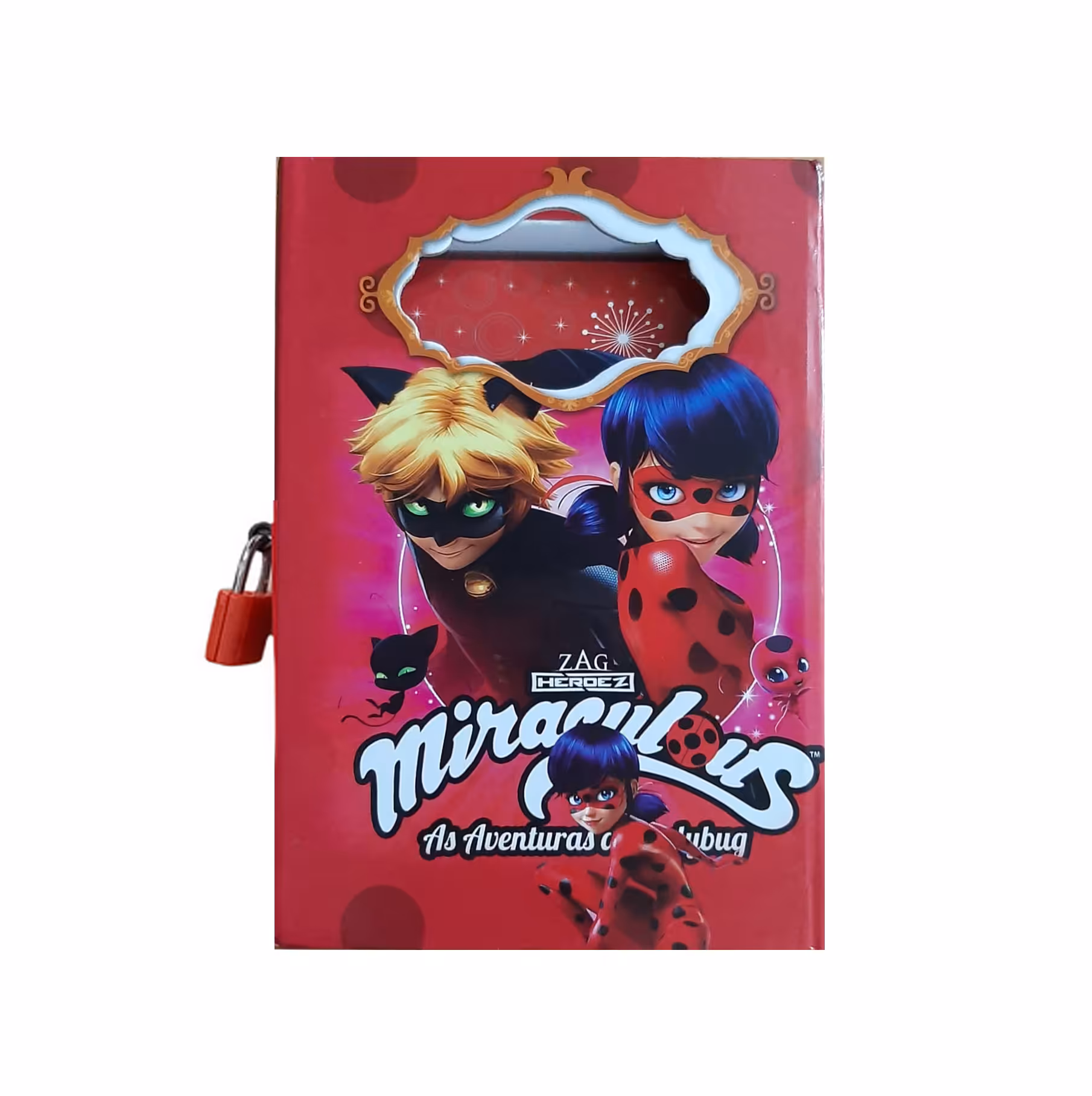 دفتر خاطرات قفل دار طرح دختر کفشدوزکی