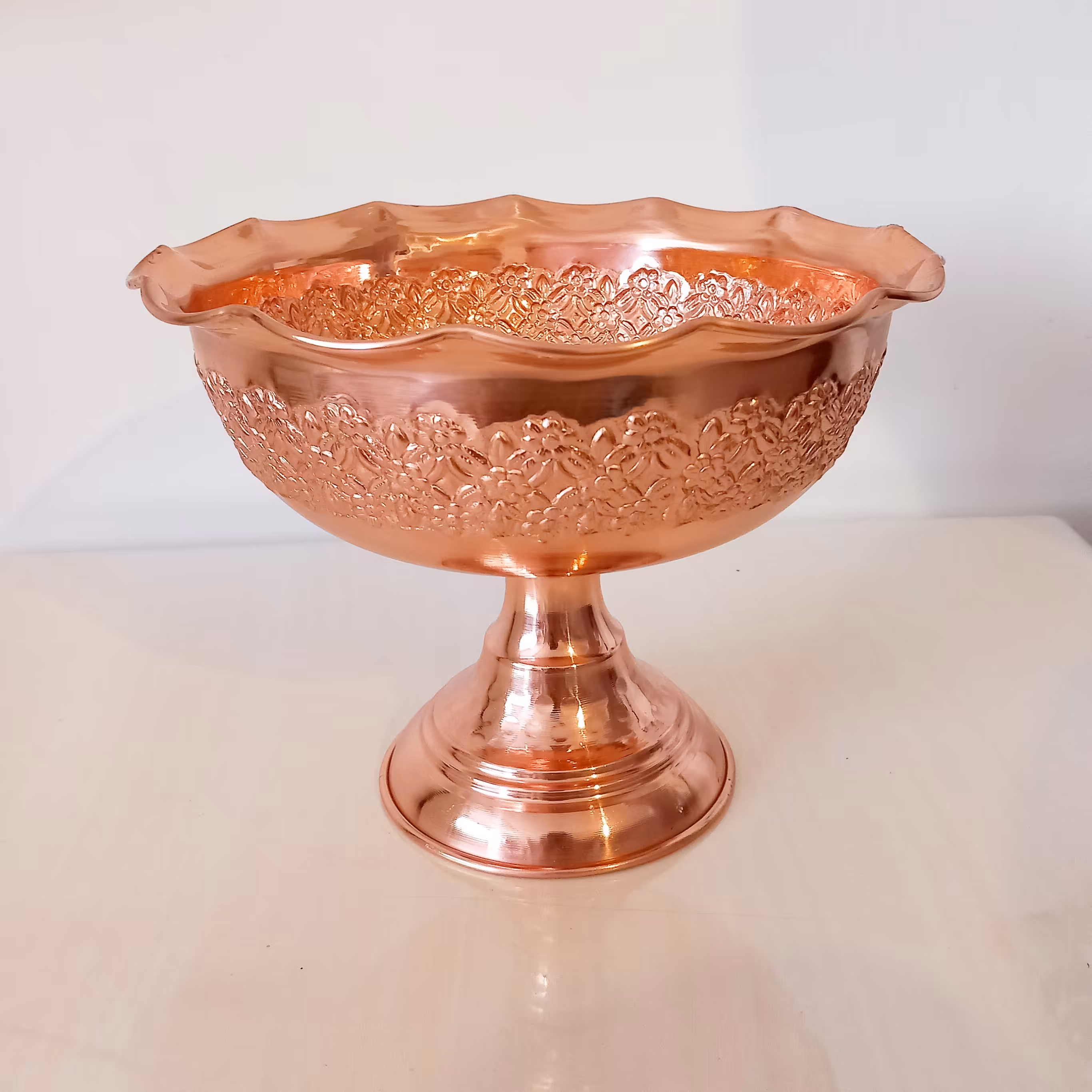 شکلات خوری یا آجیل خوری طرح برجسته مسی زنجان نانو