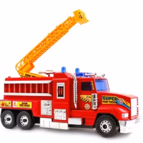 ماشین آتش نشانی اسباب بازی سایز بزرگ قدرتی