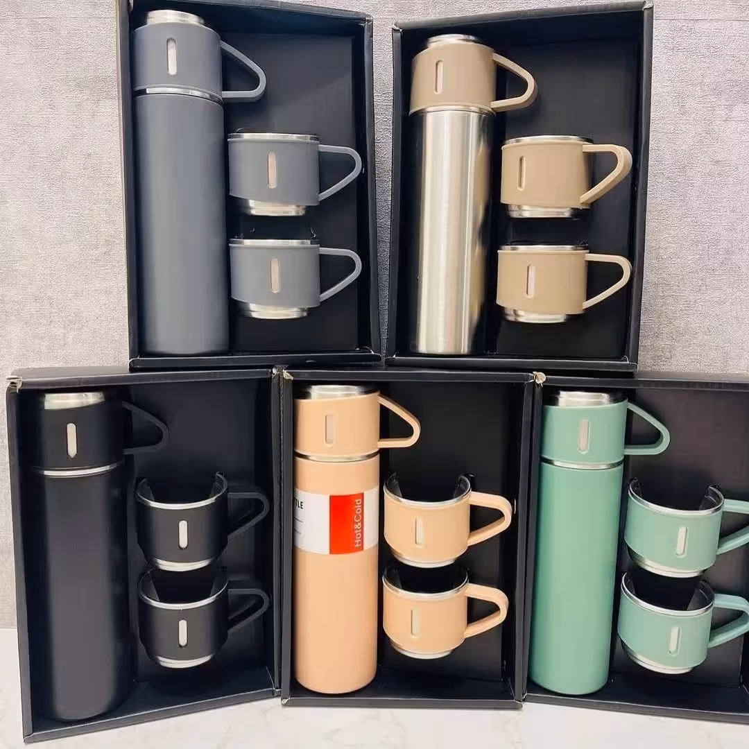 فلاسک قلمی استیل دو جداره