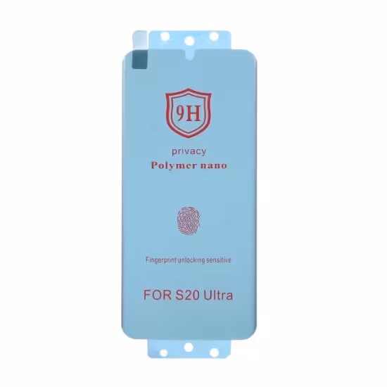 گلس گوشی Full Cover Polymer nano Privacy برای Samsung S20 Ultra