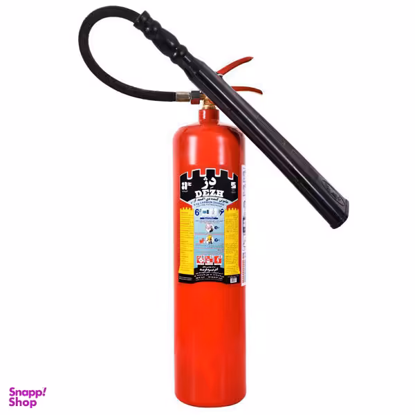 کپسول آتشنشانی CO2 دژ ظرفیت 6 کیلوگرم