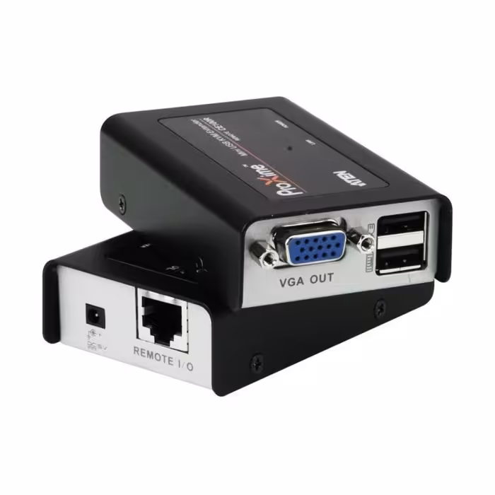 مینی کی وی ام اکستندر آتن مدل CE100 USB MINI KVM