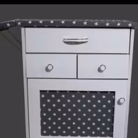 میزاتوچرخ خیاطی خور طرح ستاره،ارسال فقط  به تهران با پیک موتوری