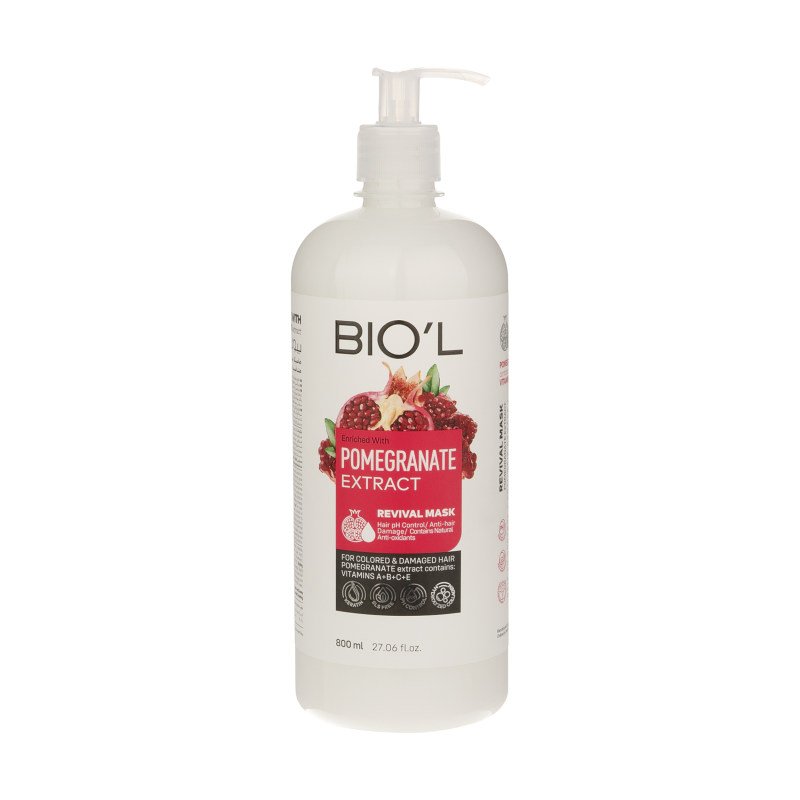 ماسک موی بیول مدل Pomegranate (انار)حجم 800 میلی لیتر