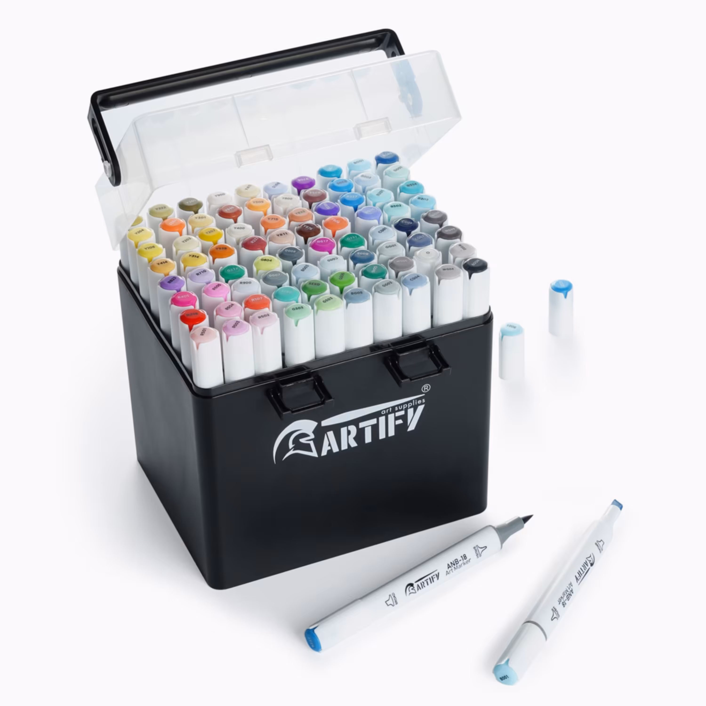 پک 80 تایی ماژیک اورجینال ARTIFY طراحی و راندو با جعبه نفیس