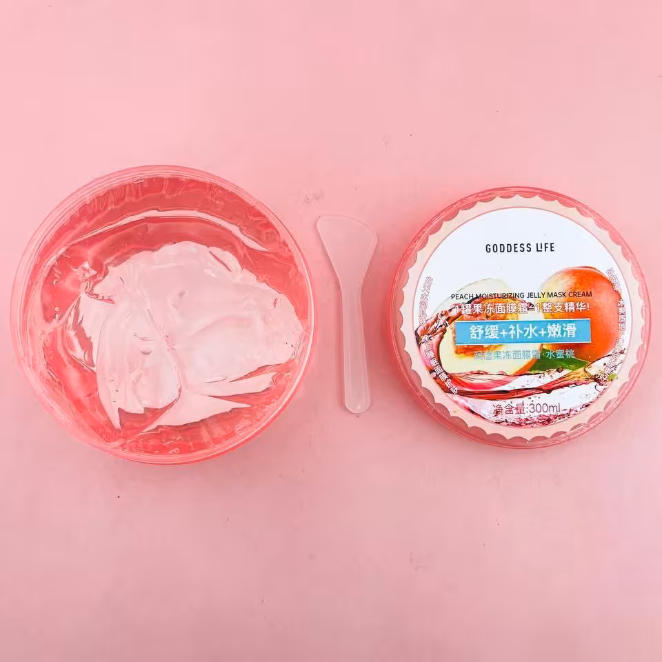 کرم ماسک ژله ای کاسه ای صورت گادس لایف 300 میل 
Goddess life mask cream 