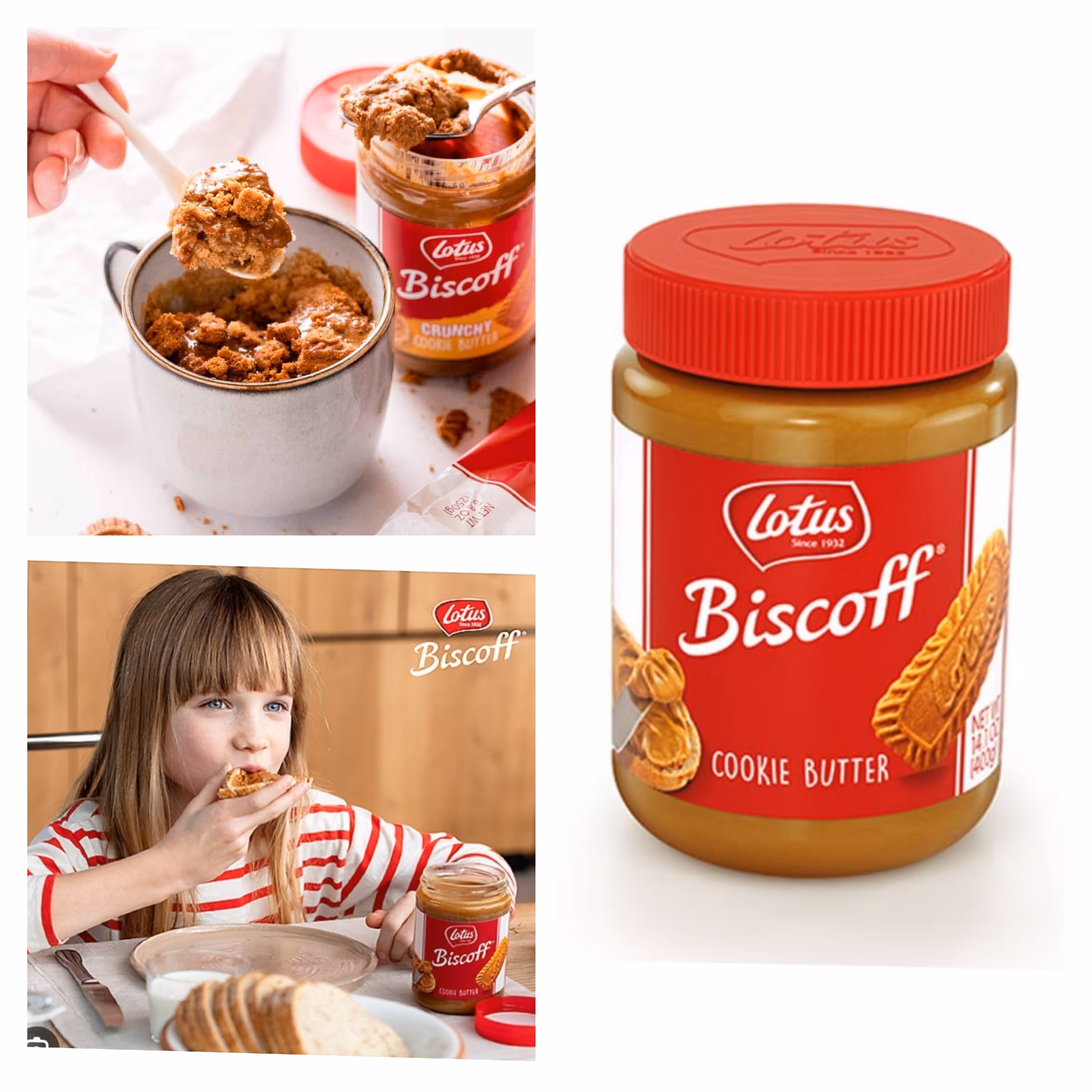 کره بیسکویت لوتوس(400گرم)بلژیک