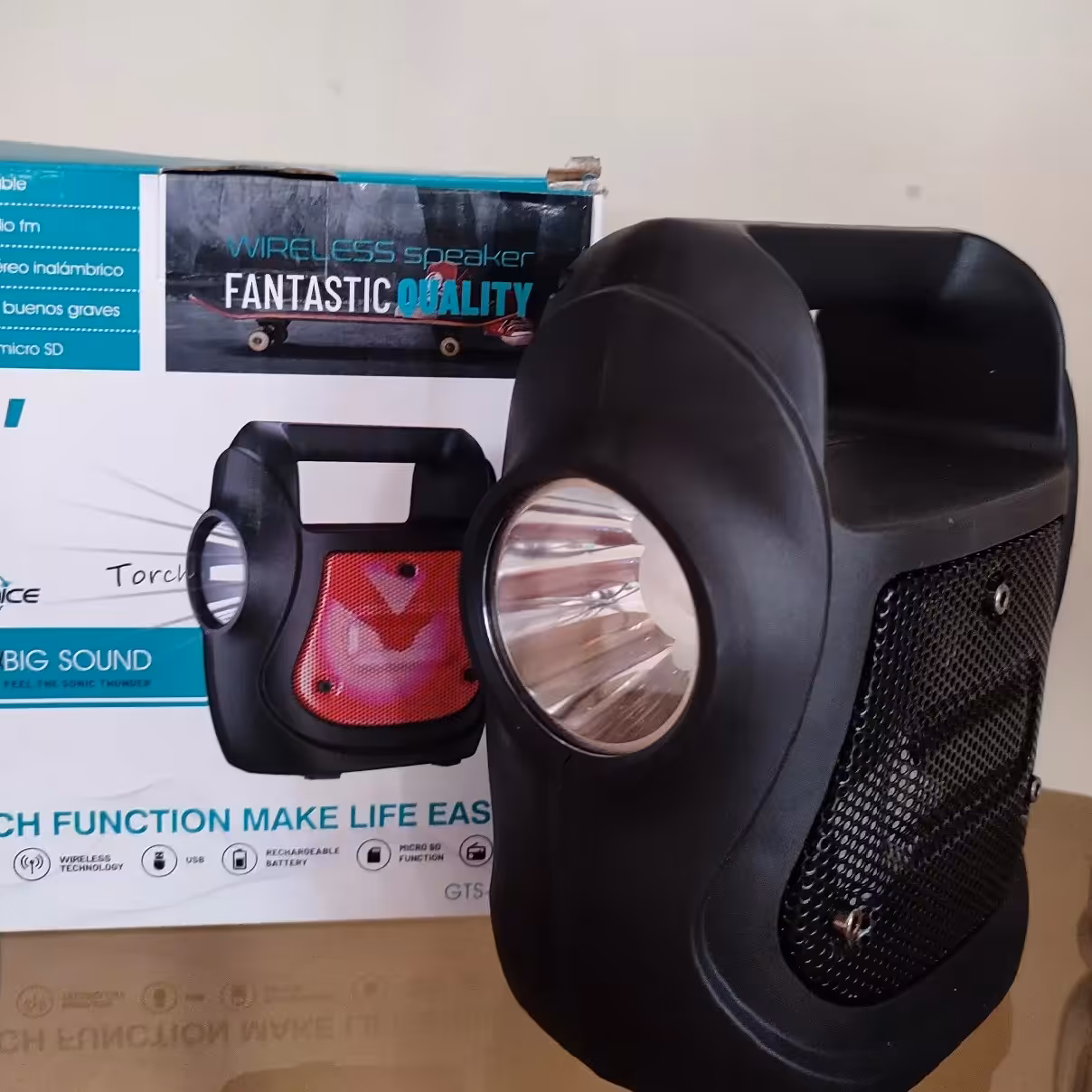 اسپیکر بلوتوثی قابل حمل مدل Greatnice کد GTS-1523