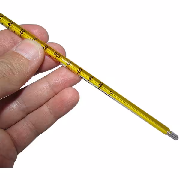 دماسنج جیوه ای مایعات