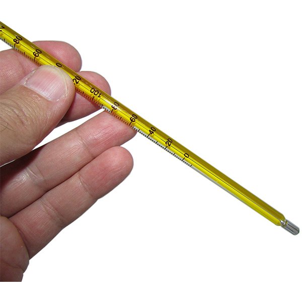 دماسنج جیوه ای مایعات