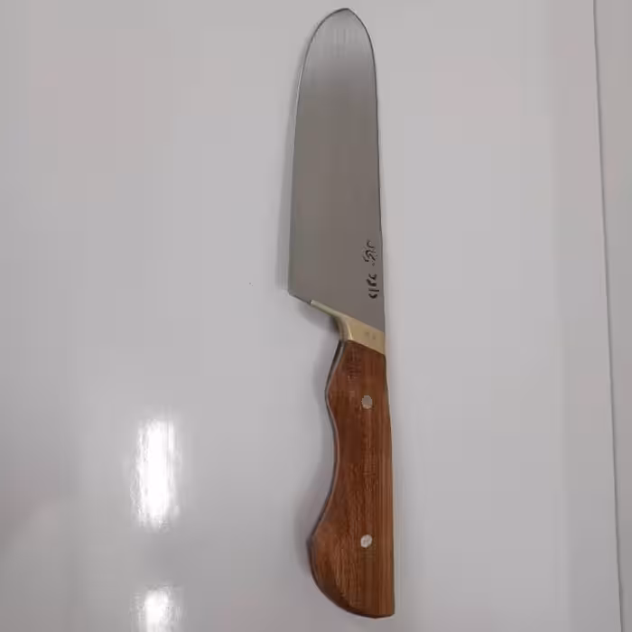 چاقو سلاخی فولادی دسته چوبی  زنجان